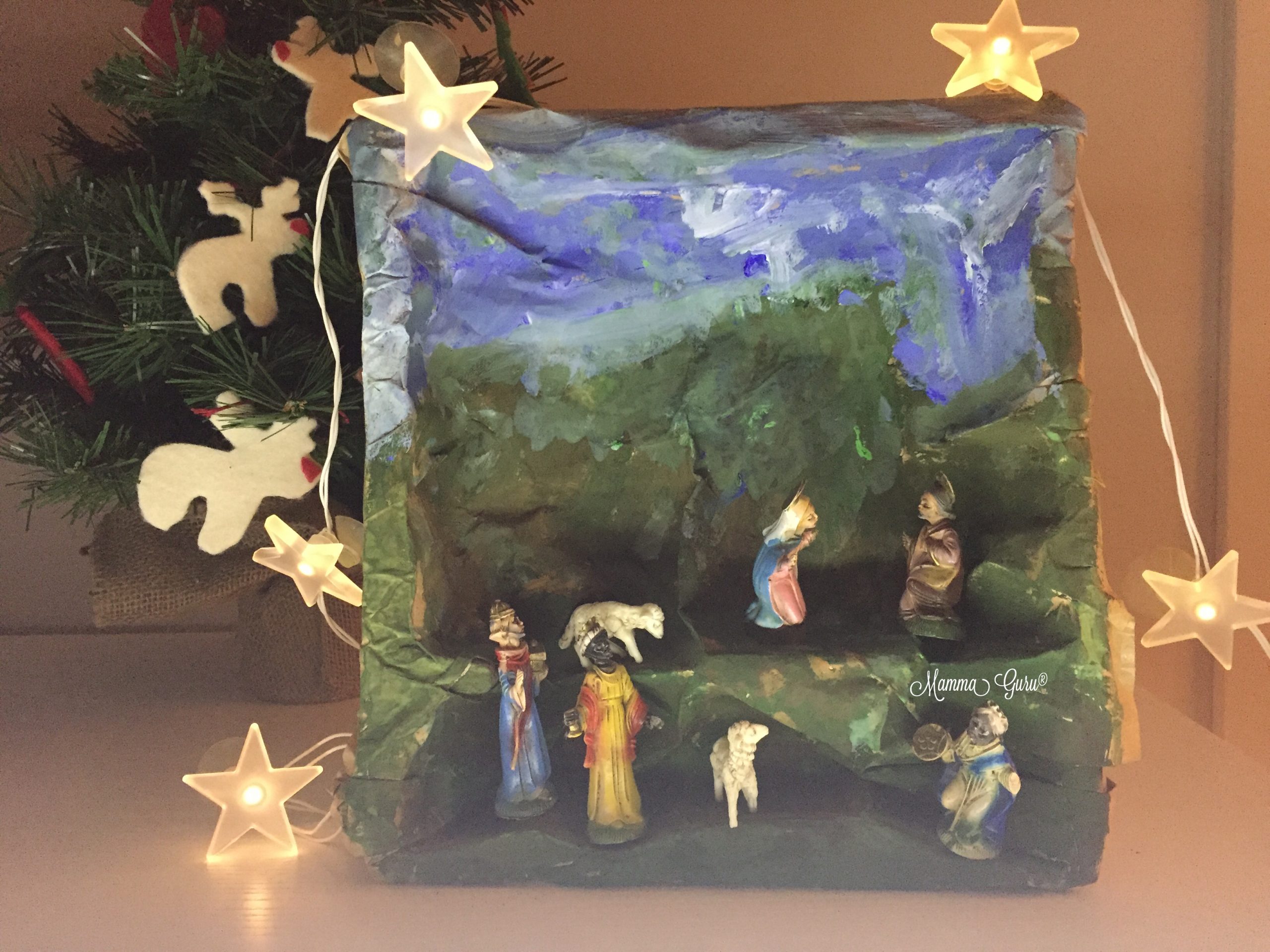 Presepe Fai Da Te Una Bellissima Attivita Creativa Da Fare Con I Bimbi Mamma Guru Consigli E Creazioni Green Per Donne Zen