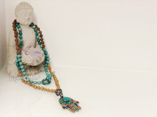 Mala 108 grani con Mano di Fatima